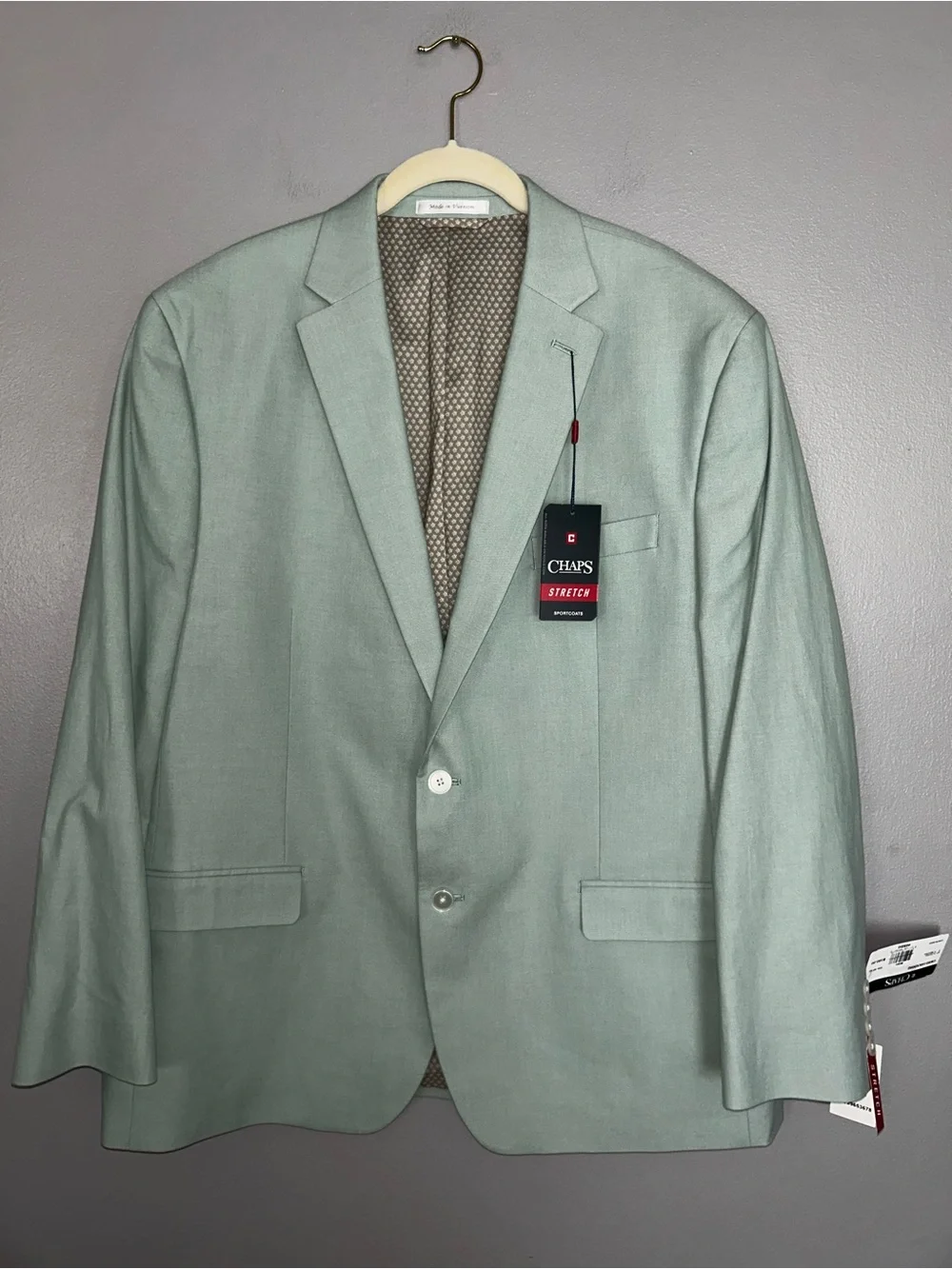 Chaps tailored single